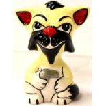 Lorna Bailey cat, Make My Day, H: 12 cm. P&P Group 1 (£14+VAT for the first lot and £1+VAT for