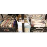 Three boxes of 45 rpm records circa 80/90s including Donna Summer, China Crisis etc. Not available