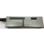 Cased diamond selector 2 diamond/precious stone tester with new battery. P&P Group 1 (£14+VAT for