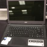 After Aspire E14 laptop, no charger, requires battery. Username and password supplied. Not available