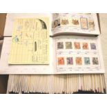 Sixty-one approved dealers sketchbooks of German postage stamps. Not available for in-house P&P,