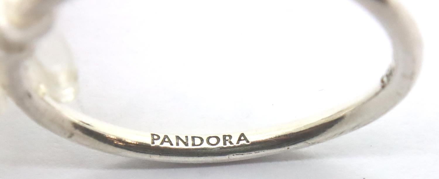 Pandora sterling silver ring, size S, boxed. P&P Group 1 (£14+VAT for the first lot and £1+VAT for - Image 2 of 2