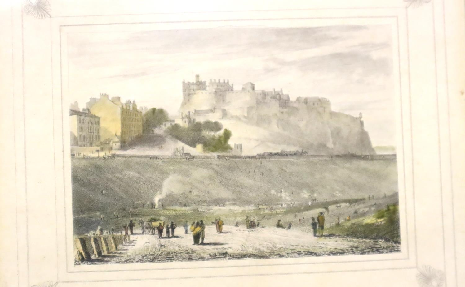 Edinburgh, a selection of antiquarian prints and signed etchings and two views of Pembroke - Image 2 of 7