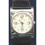 Gents Eve Mon Crois boxed wristwatch, working at lotting. P&P Group 1 (£14+VAT for the first lot and