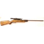 177 air rifle with sight, in poor condition. Not available for in-house P&P, contact Paul O'Hea at