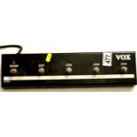 VOX VFS5 switch pedal. P&P Group 3 (£25+VAT for the first lot and £5+VAT for subsequent lots)