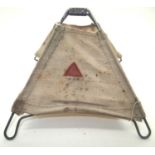 British WWII canvas folding mine marker. P&P Group 1 (£14+VAT for the first lot and £1+VAT for