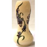 Moorcroft vase in the Bluebell Harmony pattern, H: 16 cm. P&P Group 2 (£18+VAT for the first lot and