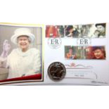 Jubilee Mint 2015 Britannia Silver coin cover, sealed and in slip case with COA. P&P Group 1 (£14+