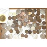 George V and later copper halfpennies, commemorative crowns, £2 coins, £5 coin and mixed George VI