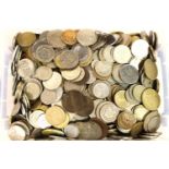 Large collection of 20th century world coins, approximate weight 13kg. Not available for in-house