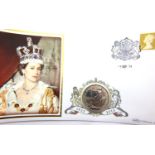 Jubilee Mint 2014 Britannia Silver coin cover, sealed and in slip case with COA. P&P Group 1 (£14+