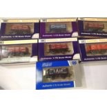 Six Dapol limited edition wagons produced for Astley Green Museum and Cains of Wallasey in wrong