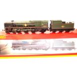 Hornby R2268 Port Line 3502, BR Green, Late Crest in very good condition, boxed. P&P Group 1 (£14+