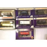 Seven Dapol wagons including tanker, hopper, opens etc. P&P Group 2 (£18+VAT for the first lot