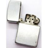 A 1960-1970s Zippo windproof lighter, pat. 2517191. P&P Group 1 (£14+VAT for the first lot and £1+