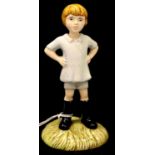 Royal Doulton Christopher Robin figurine, H: 13 cm. P&P Group 1 (£14+VAT for the first lot and £1+