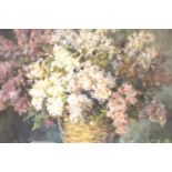 A framed and glazed limited edition print number 702/750 Lilacs by Alexander Bogdanov, Russia, 45