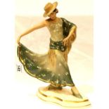 Royal Dux Spanish dancer figurine, model 3695, H: 38 cm P&P Group 3 (£25+VAT for the first lot