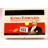 King Edward Invincible boxed silk wrapped 50 cigars. P&P Group 1 (£14+VAT for the first lot and £1+