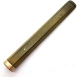 Alfred Dunhill vintage cheroot holder with 9ct gold rim. P&P Group 1 (£14+VAT for the first lot