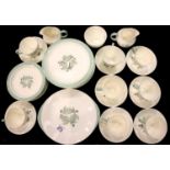 Quantity of Wedgwood dinner and tea ware in the Woodbury pattern. Not available for in-house P&P,