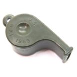 Vietnam War Era US Army Whistle Dated 1963. Un-issued condition. P&P Group 1 (£14+VAT for the