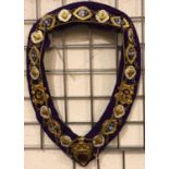 Masonic ornate collar. P&P Group 1 (£14+VAT for the first lot and £1+VAT for subsequent lots)