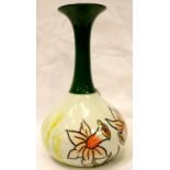 Lorna Bailey Old Ellgreave Pottery vase in the Spring pattern, 2/250, H: 20 cm. P&P Group 2 (£18+VAT