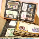 Mixed stamps and cards etc. Not available for in-house P&P, contact Paul O'Hea at Mailboxes on 01925