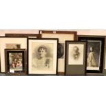 Selection of mixed etchings and lithographs. Not available for in-house P&P, contact Paul O'Hea at