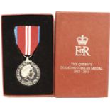 Queens Diamond Jubilee Replacement Medal in original box of issue. P&P Group 1 (£14+VAT for the