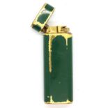 Cartier; enamelled cigarette lighter in poor condition. P&P Group 1 (£14+VAT for the first lot