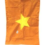 Vietnam War Era N.V.A Flag, 55 x 75 cm. P&P Group 2 (£18+VAT for the first lot and £3+VAT for