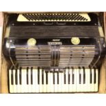 Cased Pancotti Macerata Accordian. P&P Group 3 (£25+VAT for the first lot and £5+VAT for