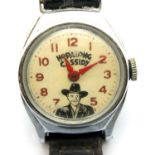 Hopalong Cassidy wristwatch with original strap. P&P Group 1 (£14+VAT for the first lot and £1+VAT