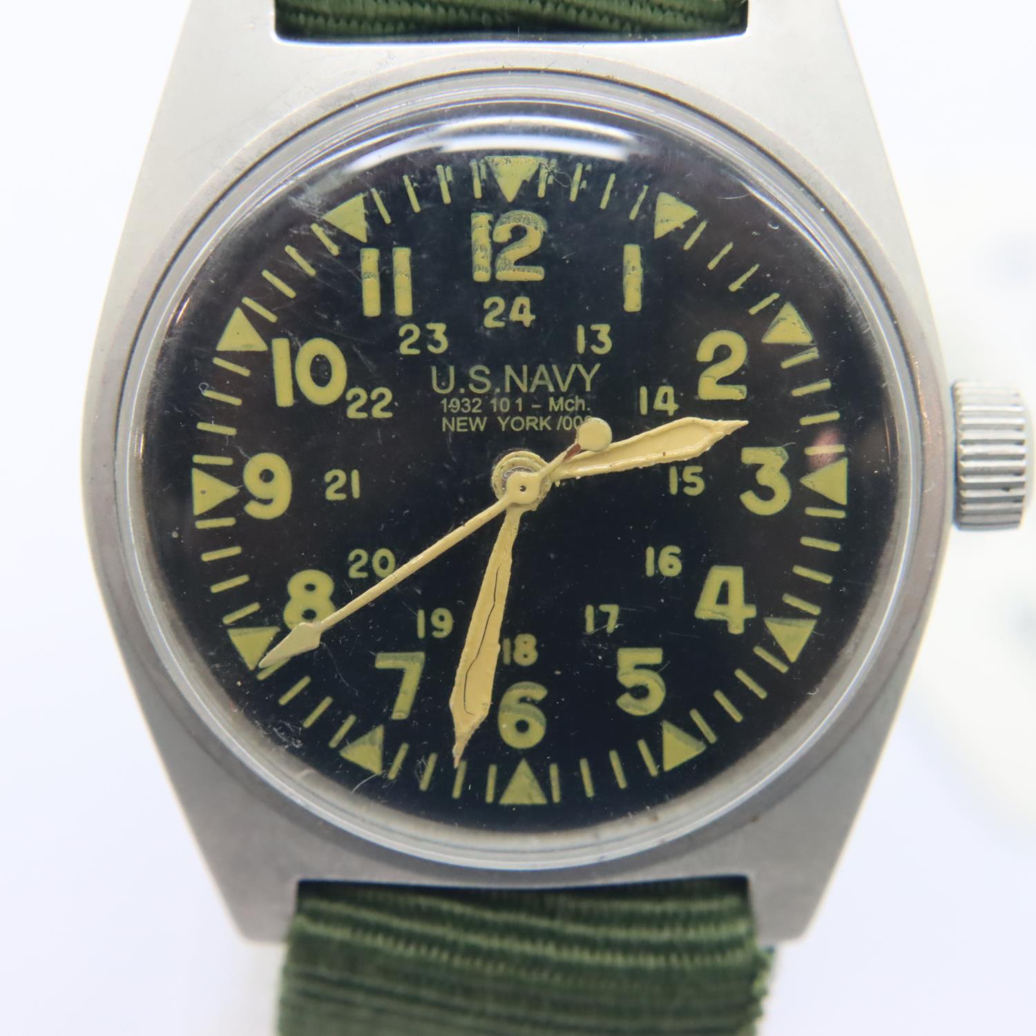 Vietnam Made U.S.M.C wristwatch. Originally assembled with US Internals in South Vietnam. Working at