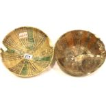 Two early Persian bowls, with damages, largest D: 23 cm. P&P Group 3 (£25+VAT for the first lot