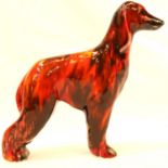 Anita Harris Afghan Hound, signed in gold, H: 15 cm. P&P Group 1 (£14+VAT for the first lot and £1+