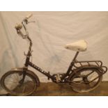 Ladies Bricross Trekker folding shopper bike, 3 years, 18 inch frame. Not available for in-house P&