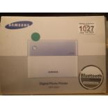 Samsung SPP-2020 digital photo printer. P&P Group 2 (£18+VAT for the first lot and £3+VAT for