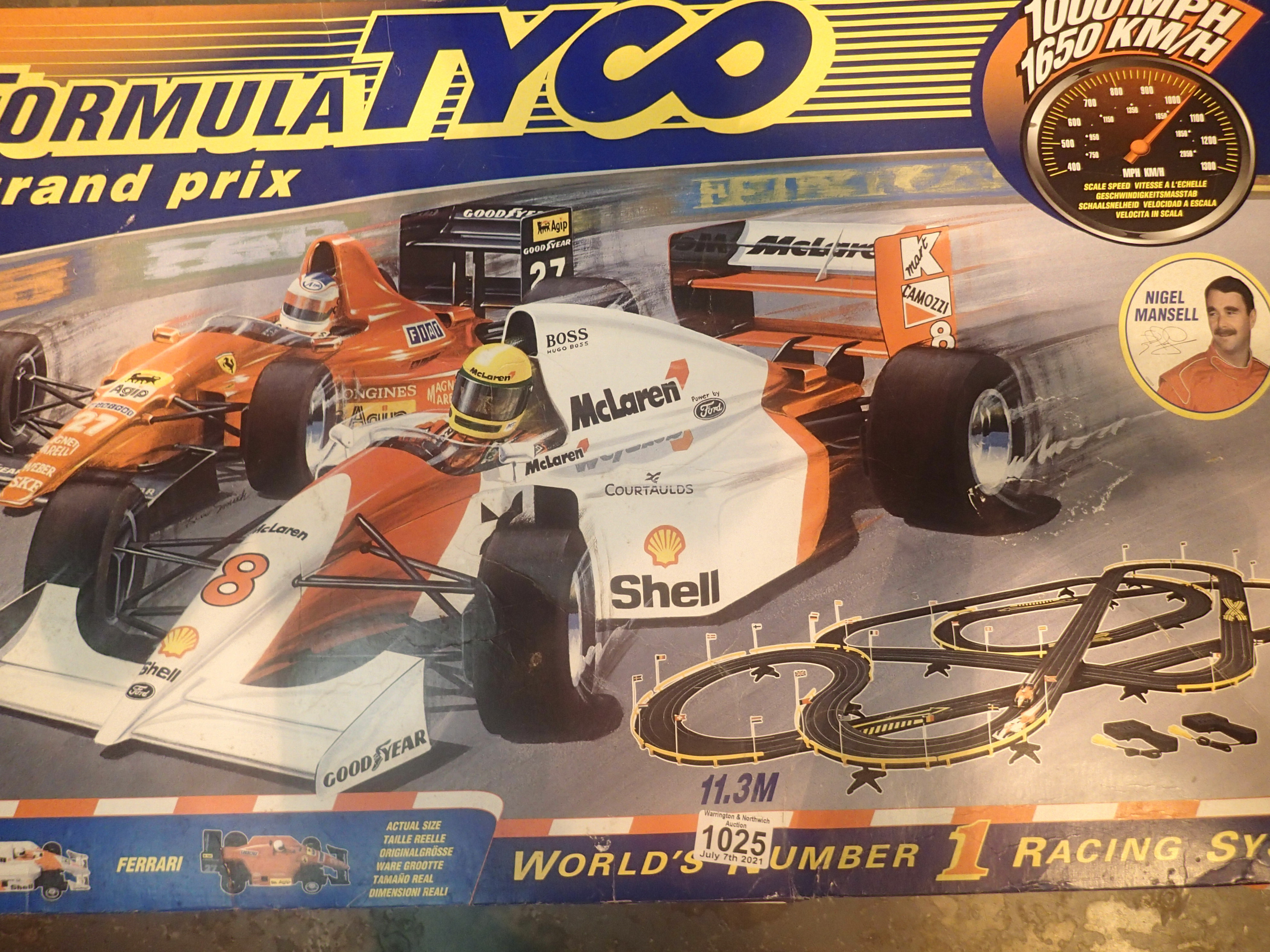 Tyco Formula Grand Prix with cars, power lead and controllers. Not available for in-house P&P,