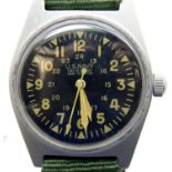 Vietnam War Era Vietnam Made USMC Manual Wristwatch. P&P Group 1 (£14+VAT for the first lot and £1+