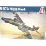 Italeri 1:72 scale B57G Night Hawk, factory sealed. P&P Group 1 (£14+VAT for the first lot and £1+
