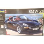 Revell 1:24 scale BMW Z8 plastic kit, appears complete, contents unchecked. P&P Group 1 (£14+VAT for