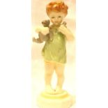 Royal Worcester Wednesdays Child figurine, H: 18 cm. P&P Group 2 (£18+VAT for the first lot and £3+