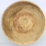Chinese Song Dynasty deep clay bowl, D: 133 mm. P&P Group 2 (£18+VAT for the first lot and £3+VAT
