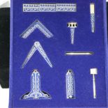 Boxed presentation set of miniature working tools. P&P Group 1 (£14+VAT for the first lot and £1+VAT