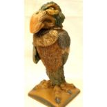 Burslem Pottery Andy Hull Grotesque Bird, The Bailiff, H: 27 cm. P&P Group 3 (£25+VAT for the