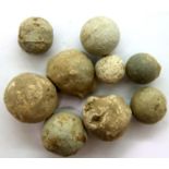 English Civil War Musket Balls - Some have impact damage. P&P Group 1 (£14+VAT for the first lot and
